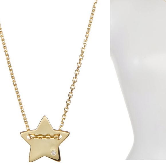 NEW 14k Gold plated Necklace with REAL diamond accent💎 - Picture 4 of 15